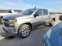 Salvage trucks for sale at Grand Prairie, TX auction: 2019 Chev Silverado C1500 Custom