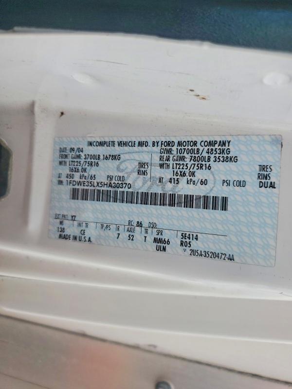 2005 Ford E350 Utility / Service Truck