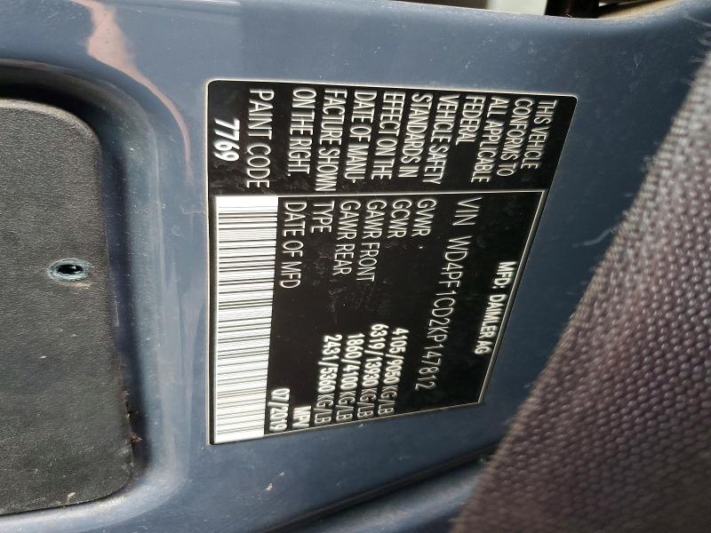 2019 Mercedes-Benz Sprinter 2500 Delivery Van