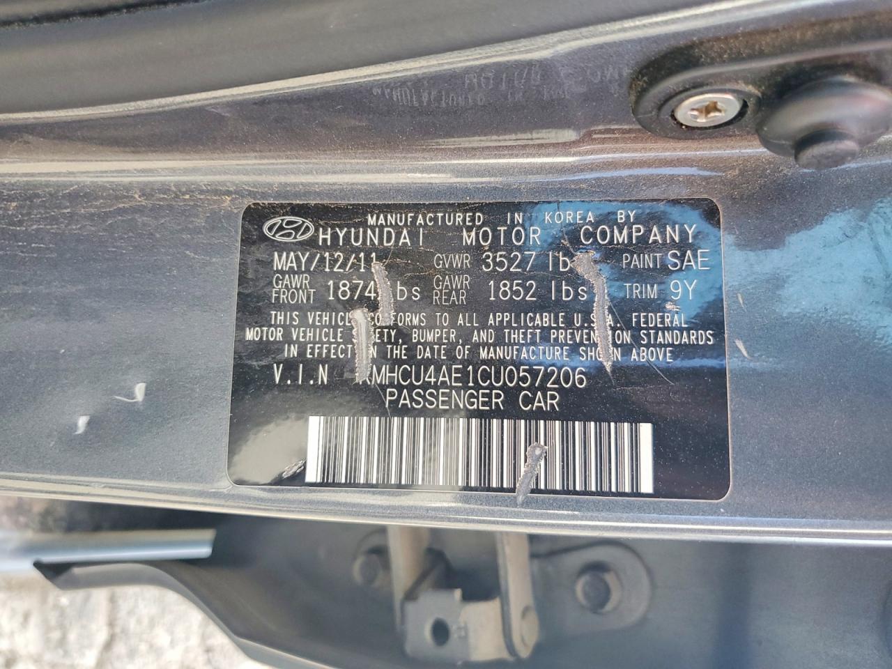 2012 Hyundai Accent gls