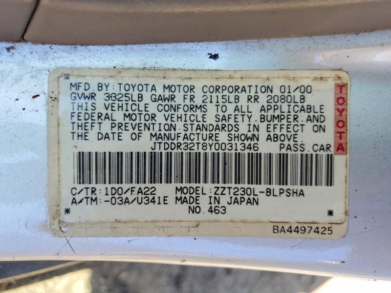 2000 Toyota Celica gt