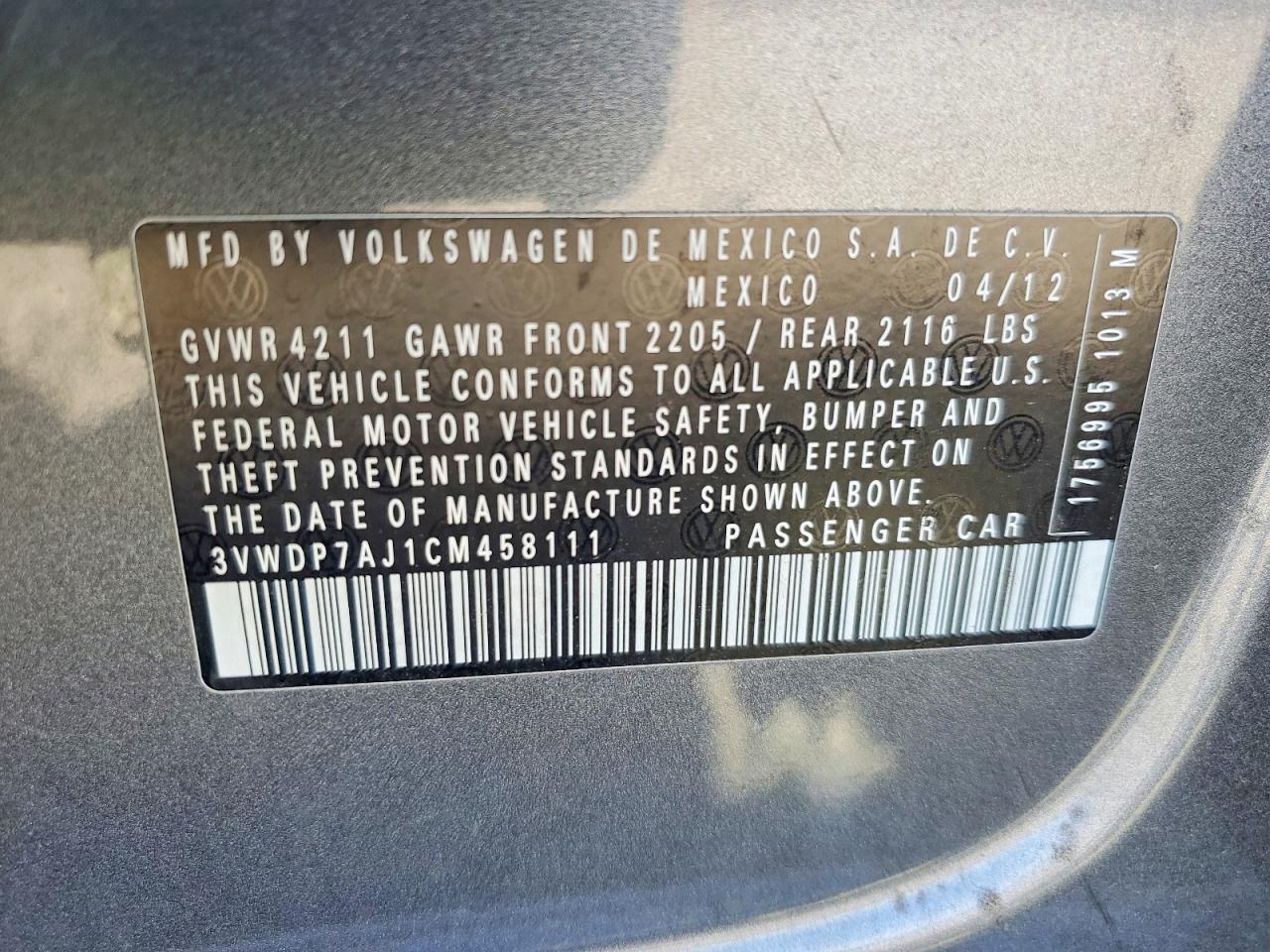 2012 Volkswagen Jetta se