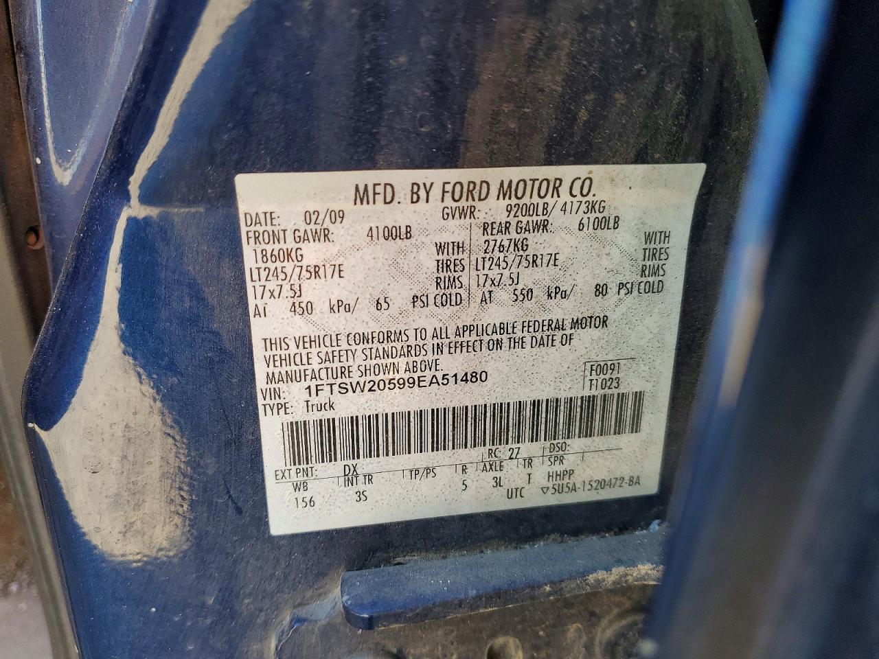 2009 Ford F250 Super Duty