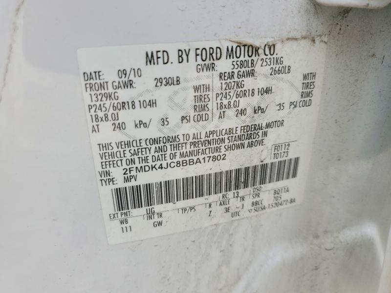 2011 Ford Edge sel
