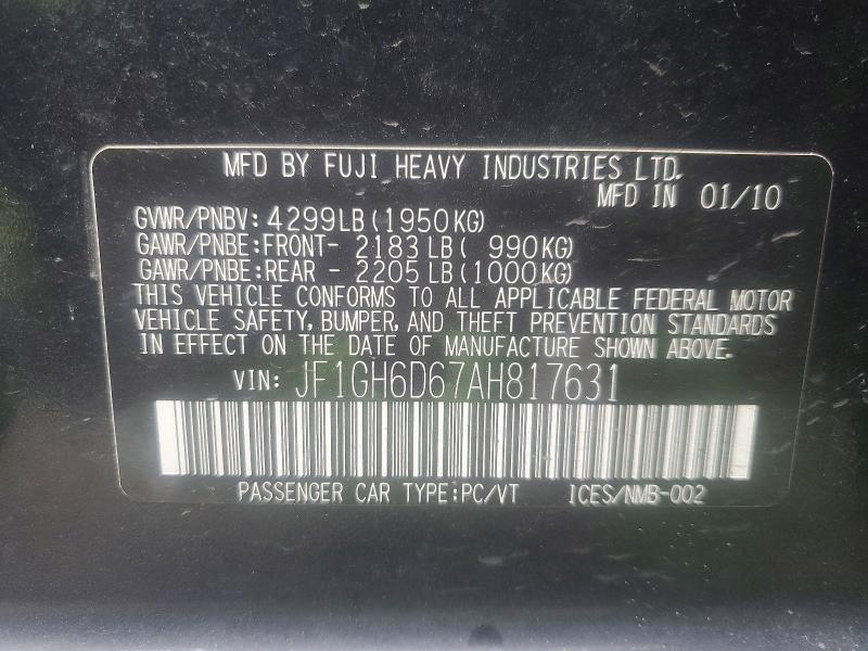 2010 Subaru Impreza Outback Sport