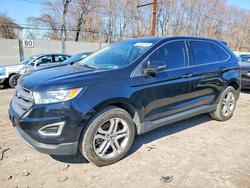 Ford Edge Titanium salvage cars for sale: 2017 Ford Edge Titanium