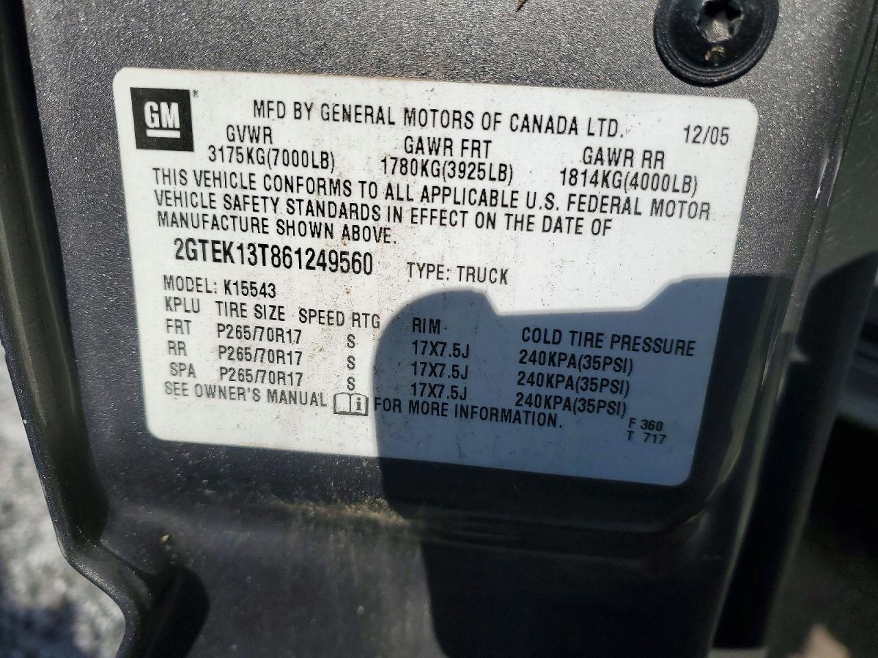2006 GMC New Sierra K1500
