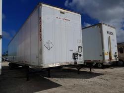 Salvage trucks for sale at Fort Pierce, FL auction: 2008 Great Dane T Dane DRY Van Trailer