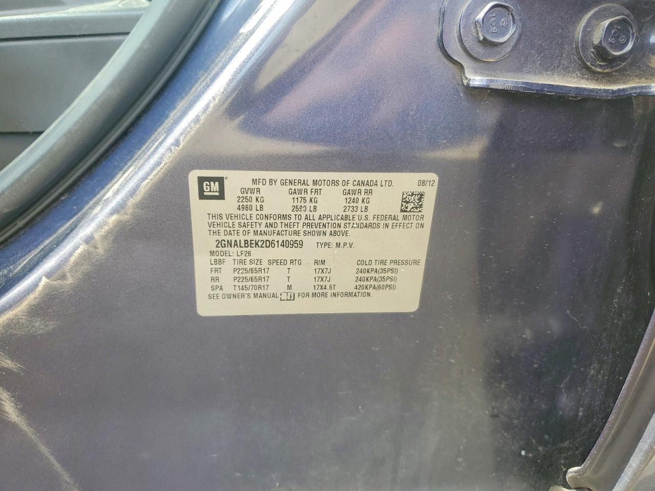 2013 Chevrolet Equinox ls