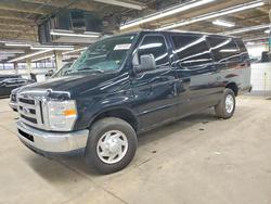 Salvage trucks for sale at Wheeling, IL auction: 2013 Ford Econoline E350 Super Duty Wagon
