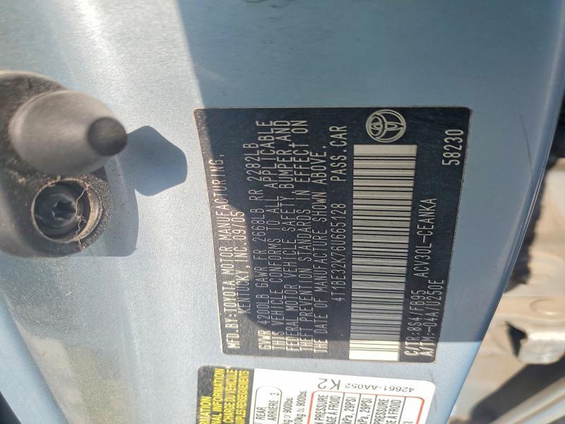 2006 Toyota Camry le