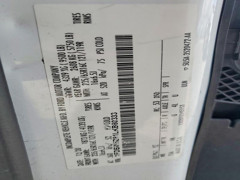 2020 Ford Transit Delivery Truck