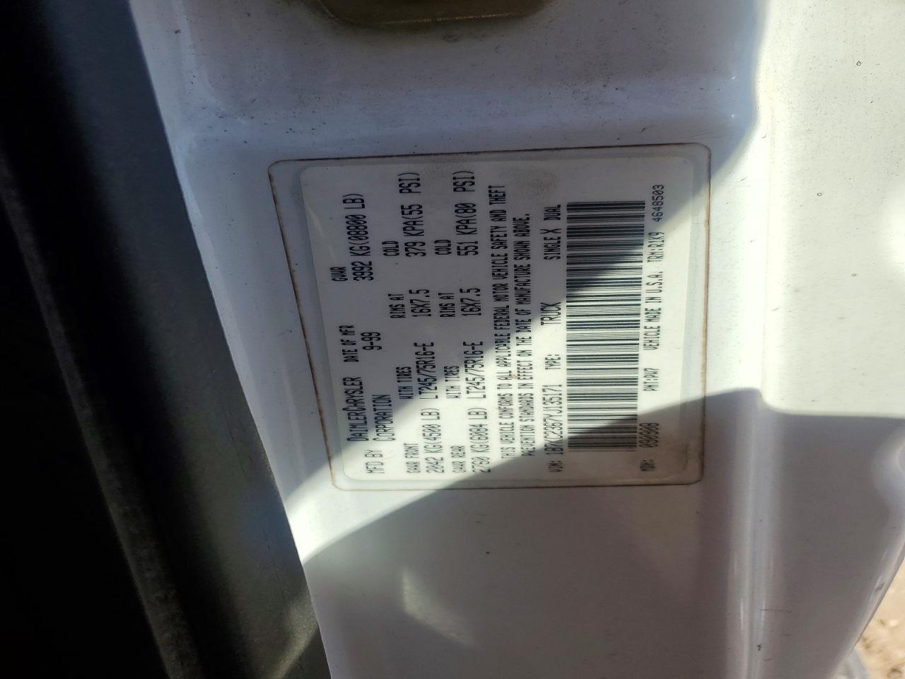 2000 Dodge Ram 2500