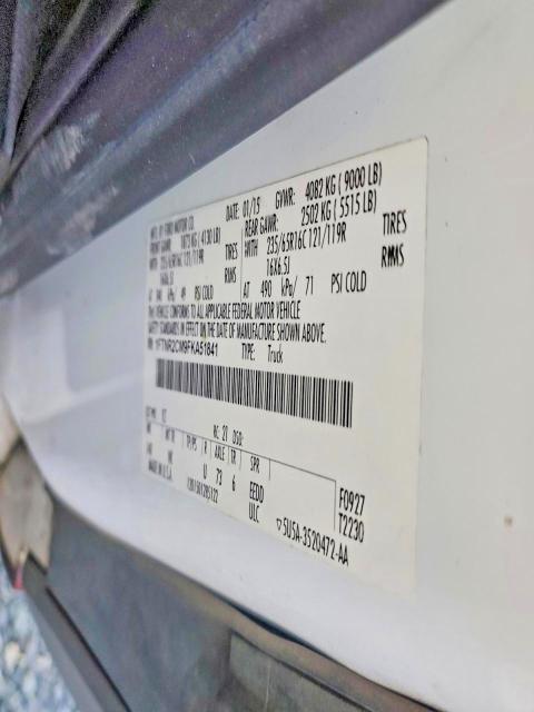 2015 Ford Transit T-250 Utility / Service van