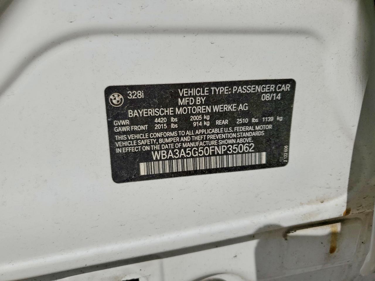 2015 BMW 328 i