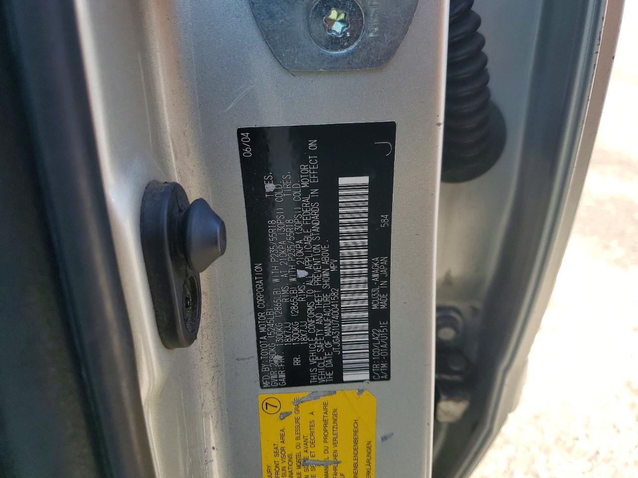 2004 Lexus Rx 330 Base