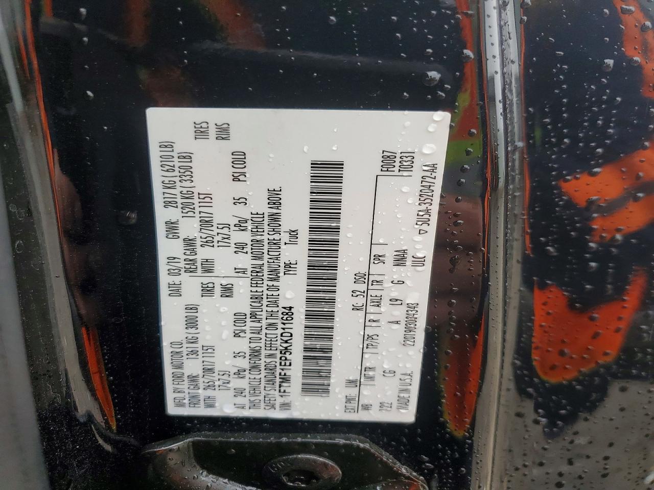 2019 Ford F150