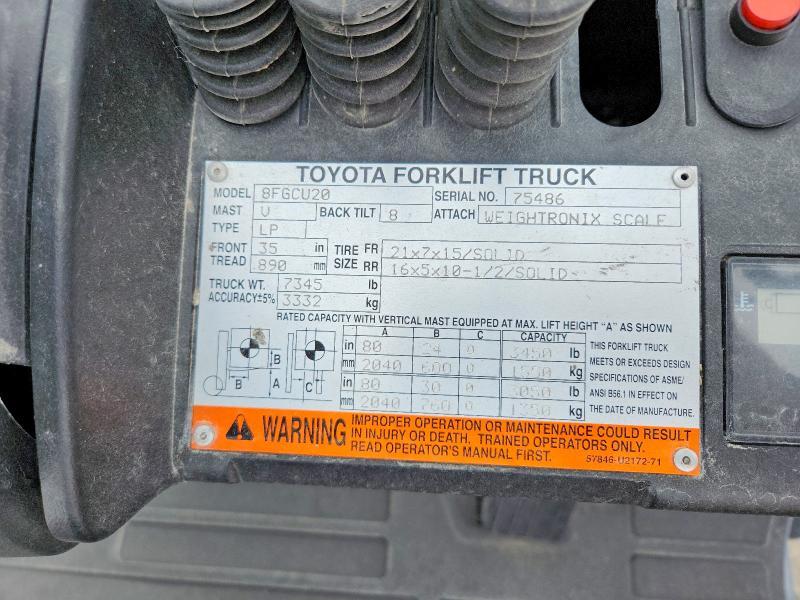 2016 Toyt Forklift