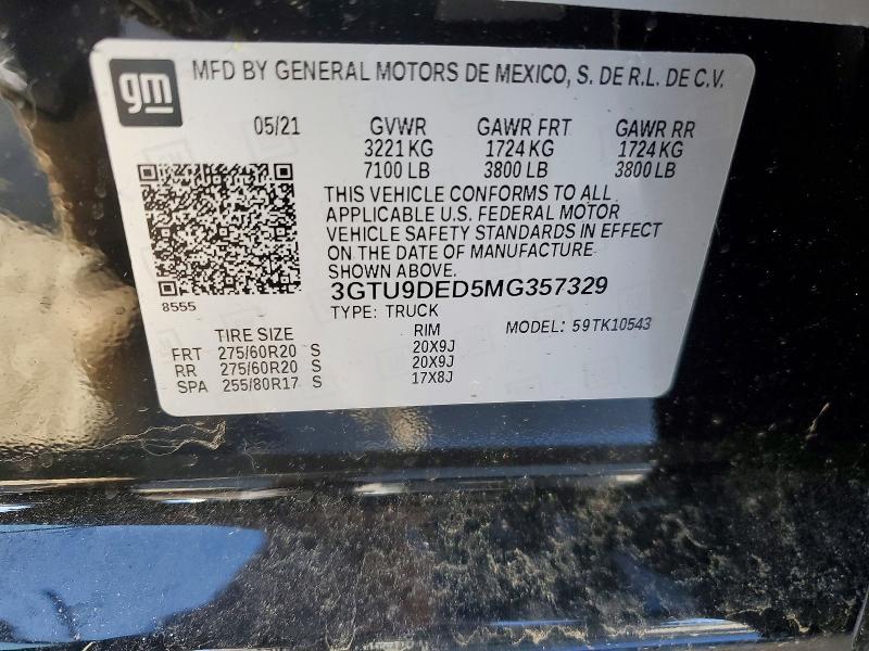 2021 GMC Sierra K1500 slt