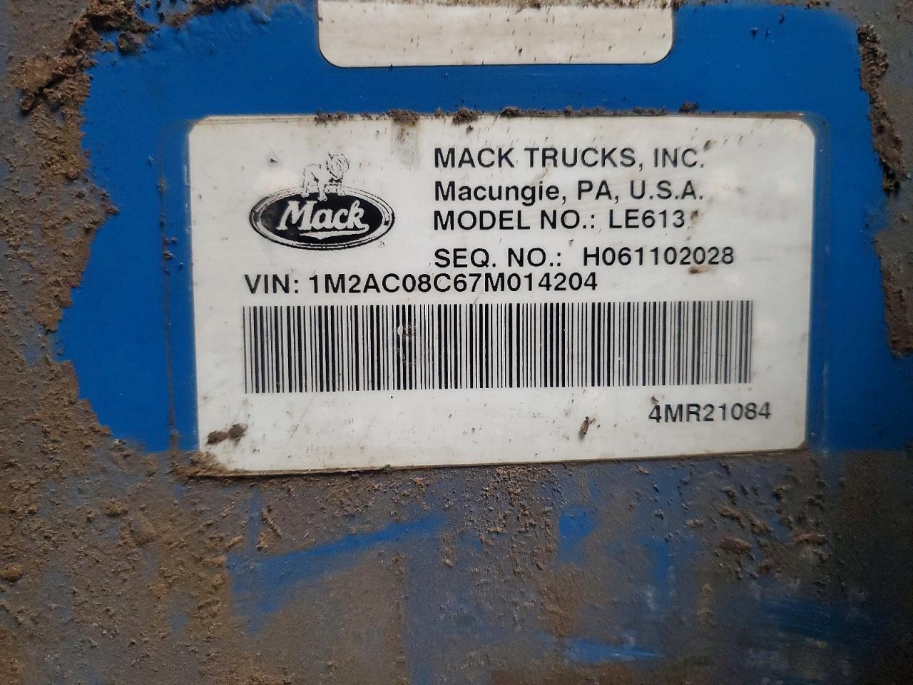2007 Mack LE613 Refuse Truck