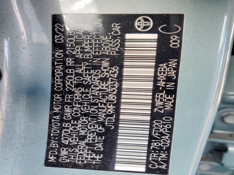 2022 Toyota Prius le Awd-e