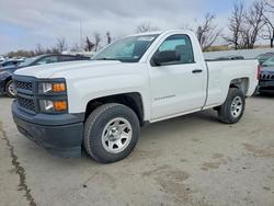 Salvage cars for sale from Copart Bridgeton, MO: 2015 Chevrolet Silverado C1500