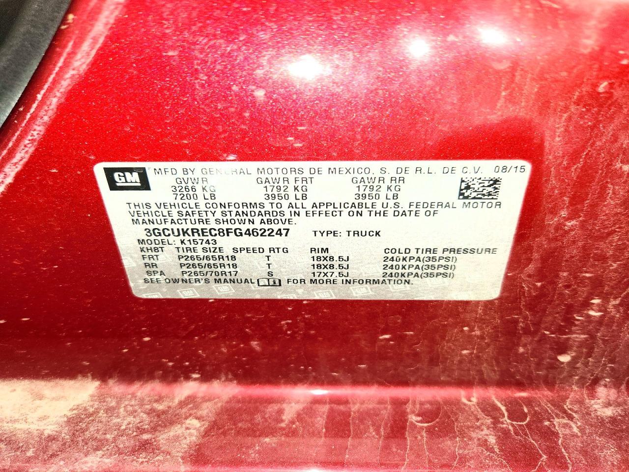 2015 Chevrolet Silverado K1500 LT