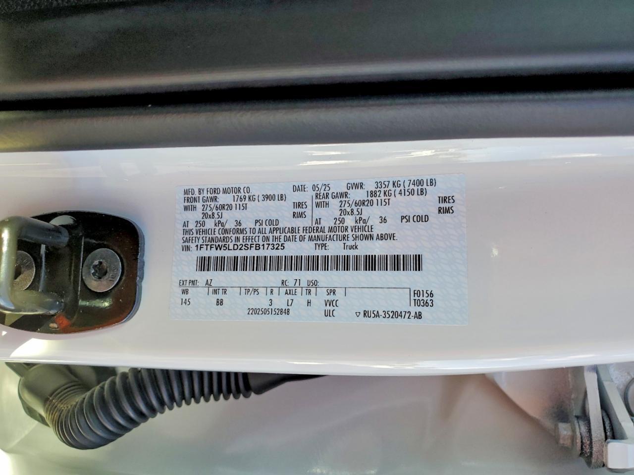 2025 Ford F150 Lariat
