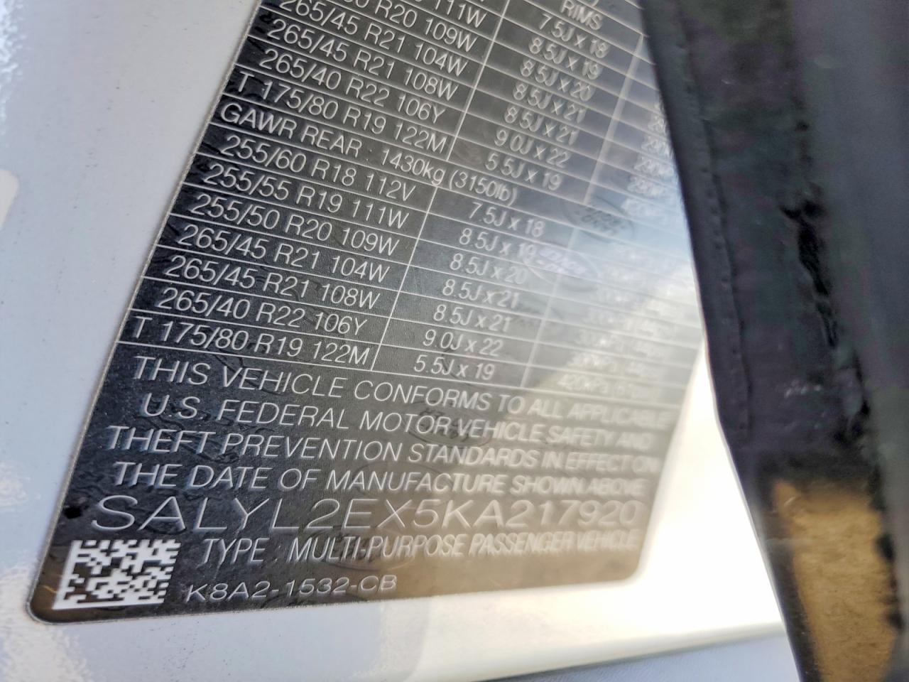 2019 Land Rover Range Rover Velar R-dynamic se