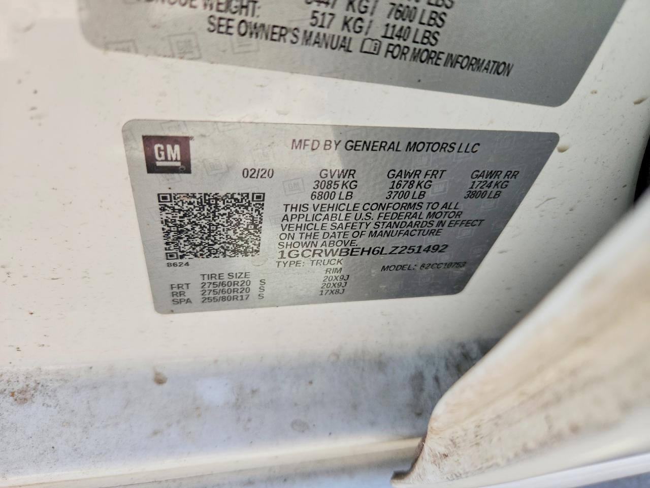 2020 Chevrolet Silverado C1500 Custom