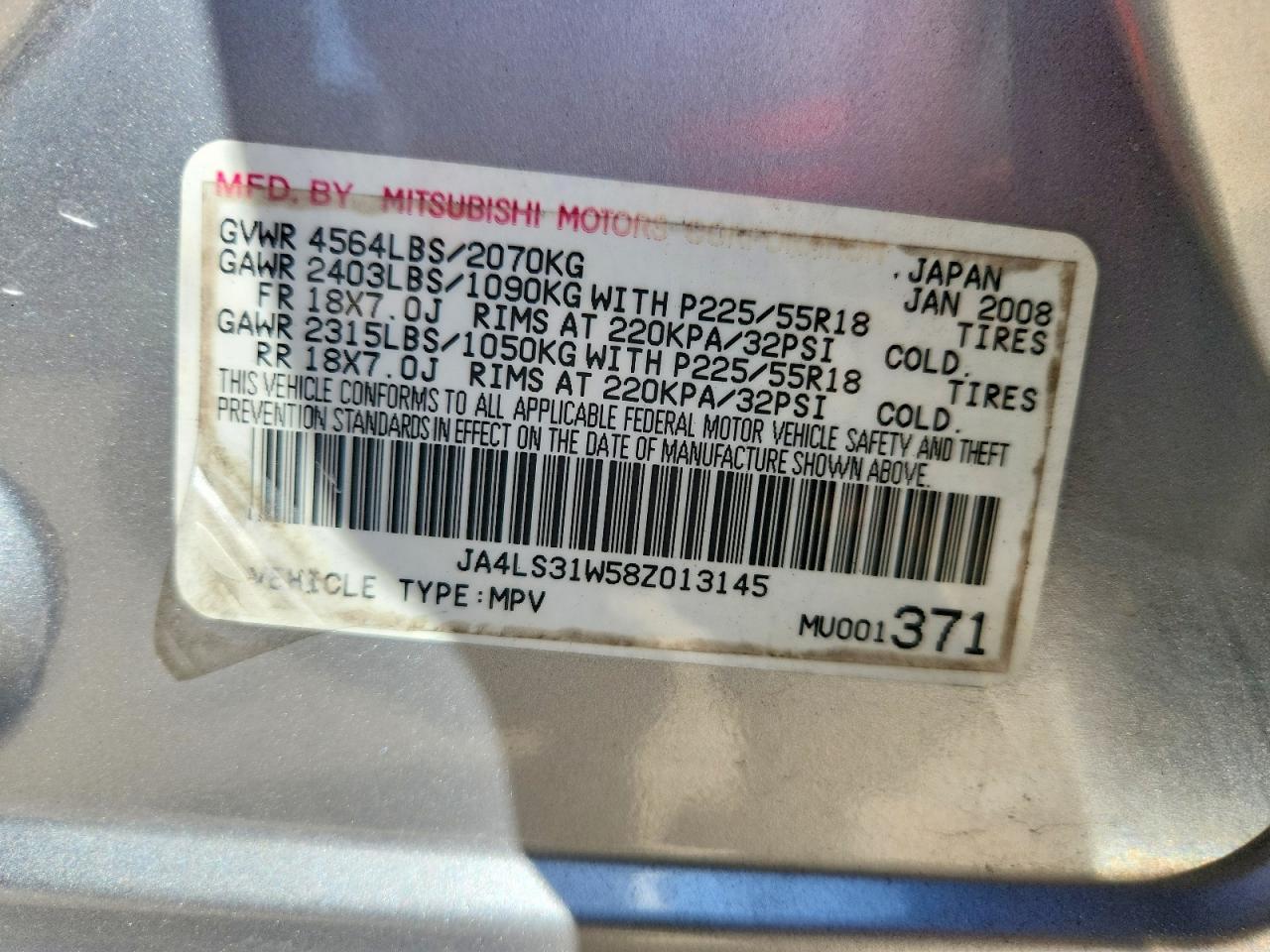 2008 Mitsubishi Outlander se
