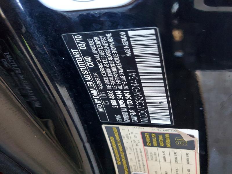 2010 Mercedes-Benz E 550