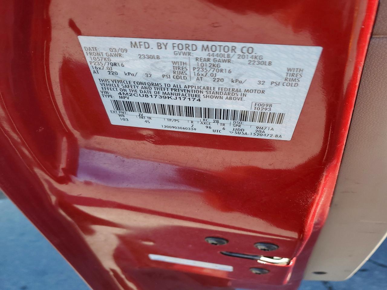 2009 Mercury Mariner