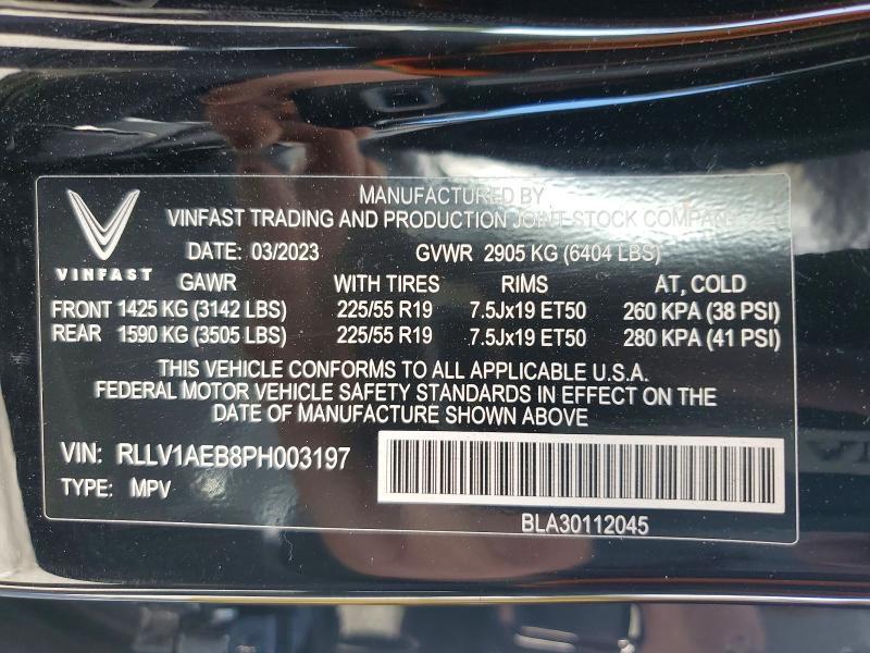 2023 Vinfast Trading And Produ Vf 8 eco