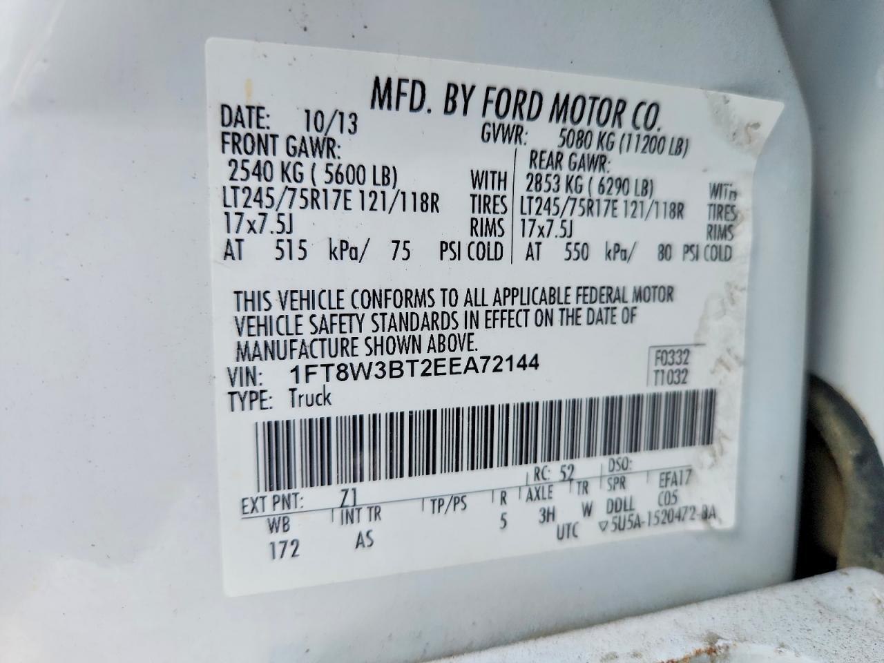 2014 Ford F350 Super Duty