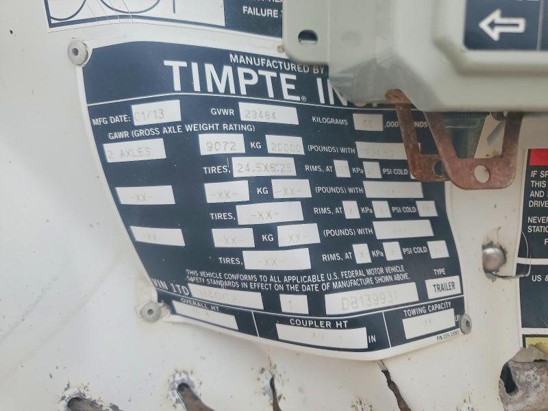 2013 Timpte Hopper Trl 2013 Timpte Grain Trailer