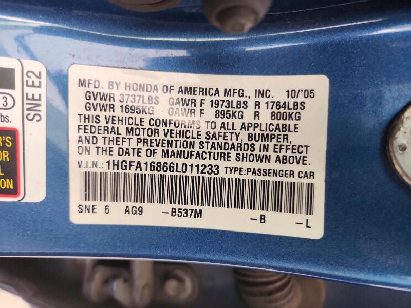 2006 Honda Civic ex