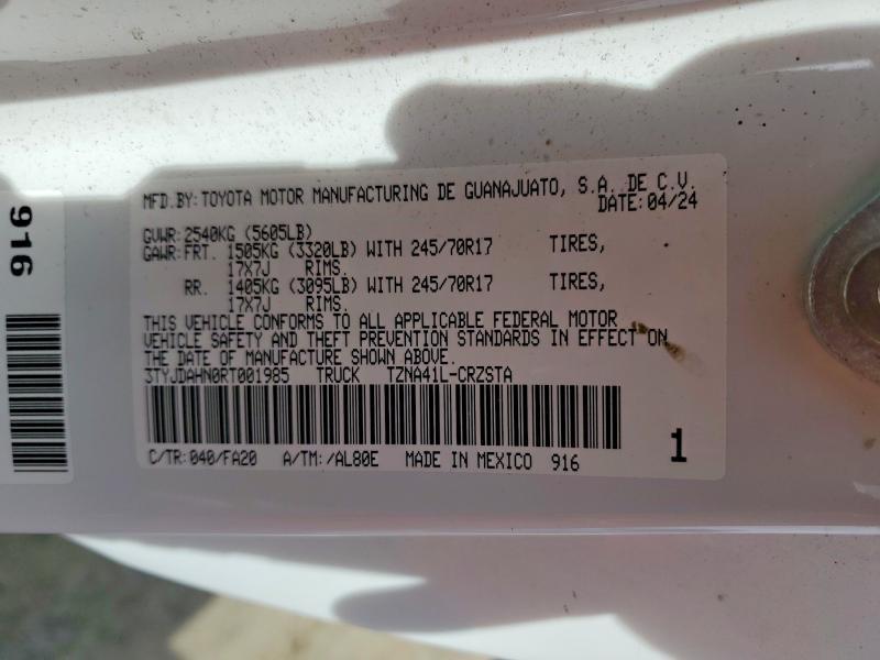 2024 Toyota Tacoma SR