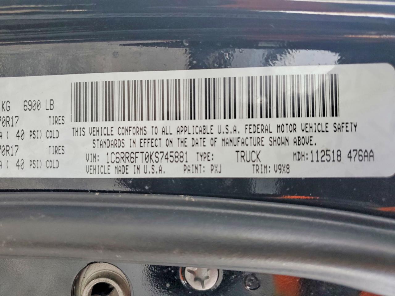 2019 Dodge RAM 1500 Classic Tradesman