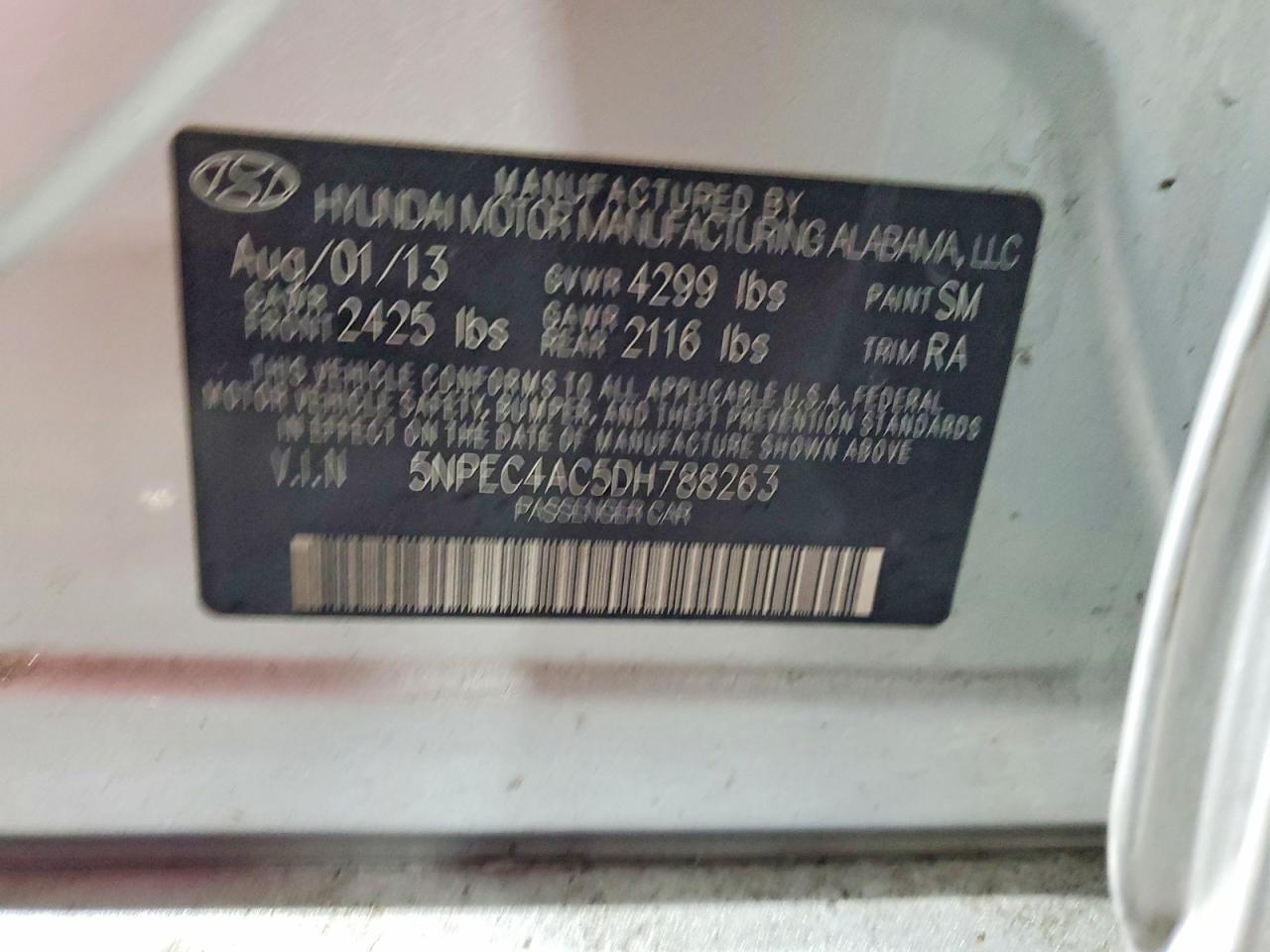 2013 Hyundai Sonata se