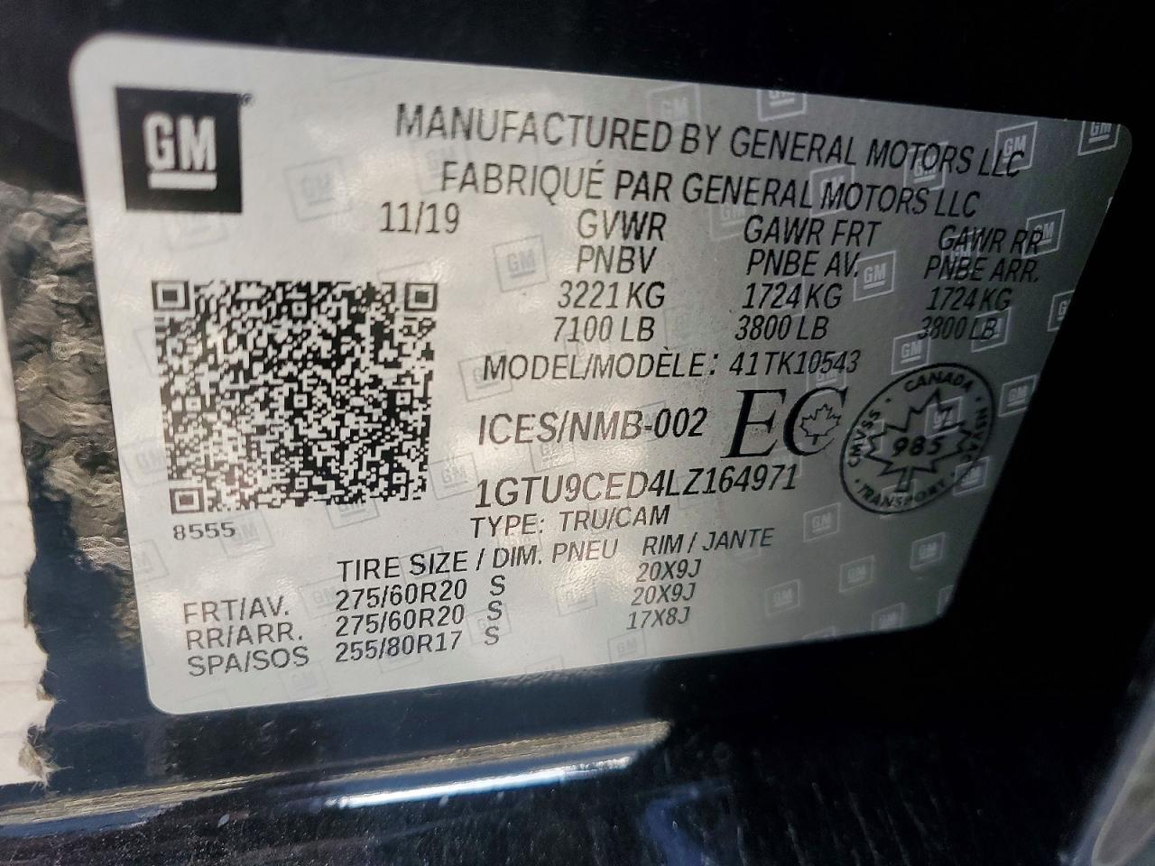 2020 GMC Sierra K1500 Elevation