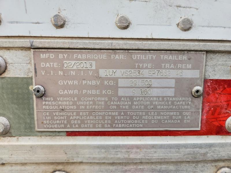 2014 Utility DRY Van Trailer