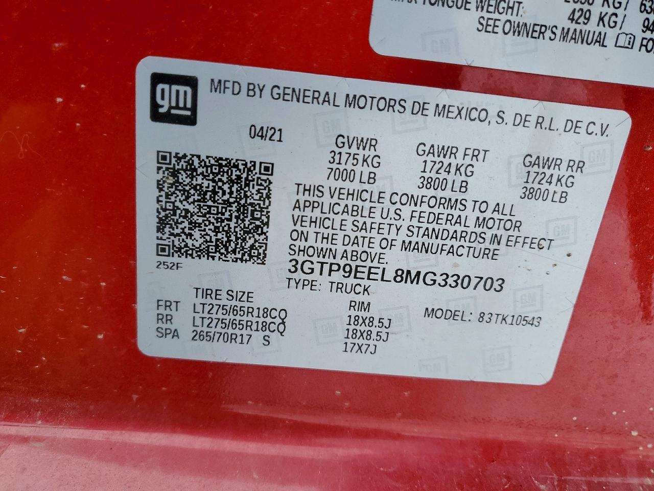 2021 GMC Sierra K1500 AT4