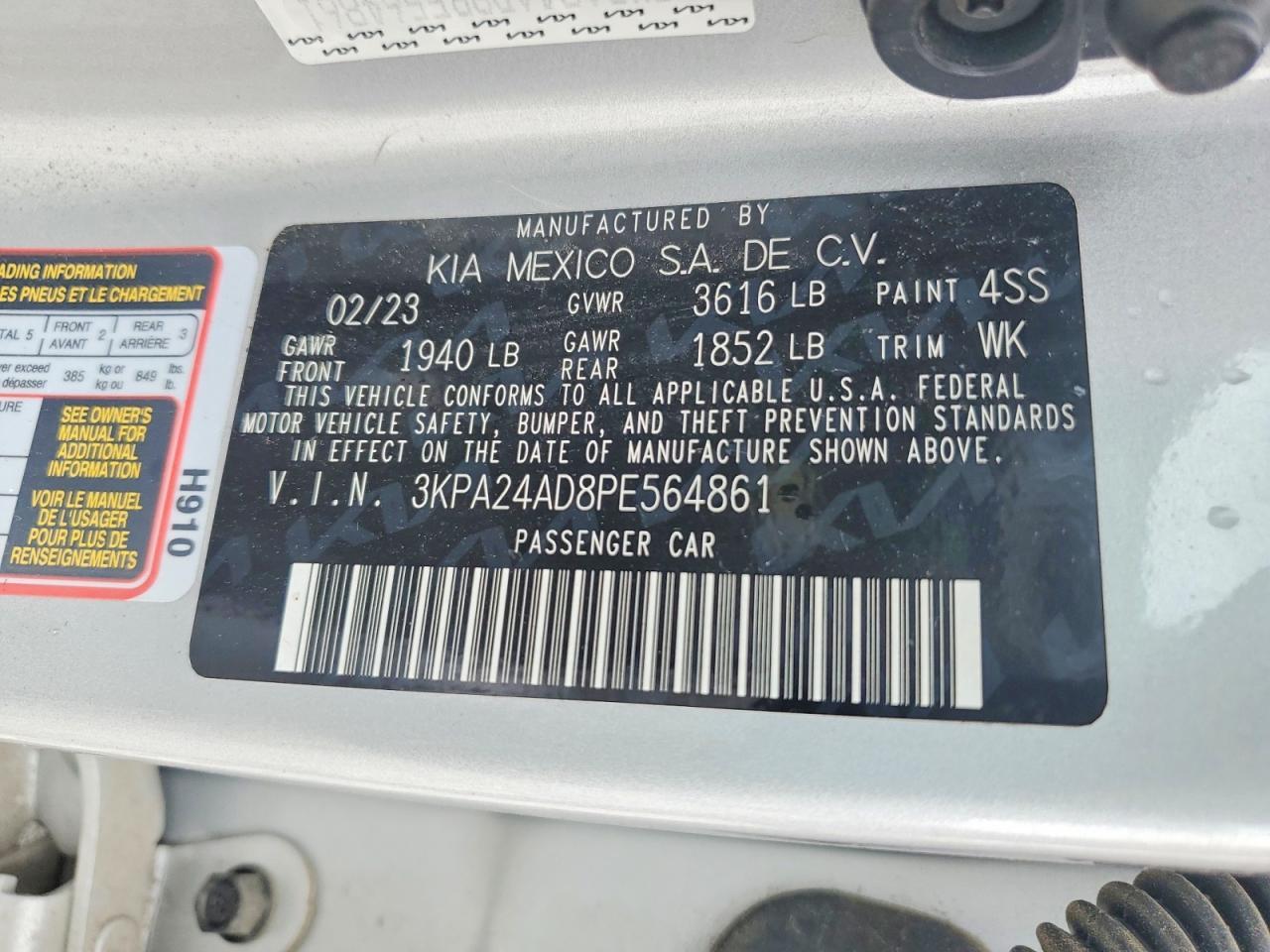2023 KIA Rio s