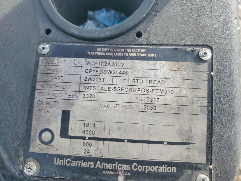 2015 Unicariers 2015 Nissan MCP1F2A20LV Forklift