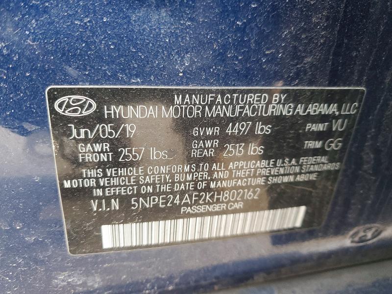 2019 Hyun Sonata