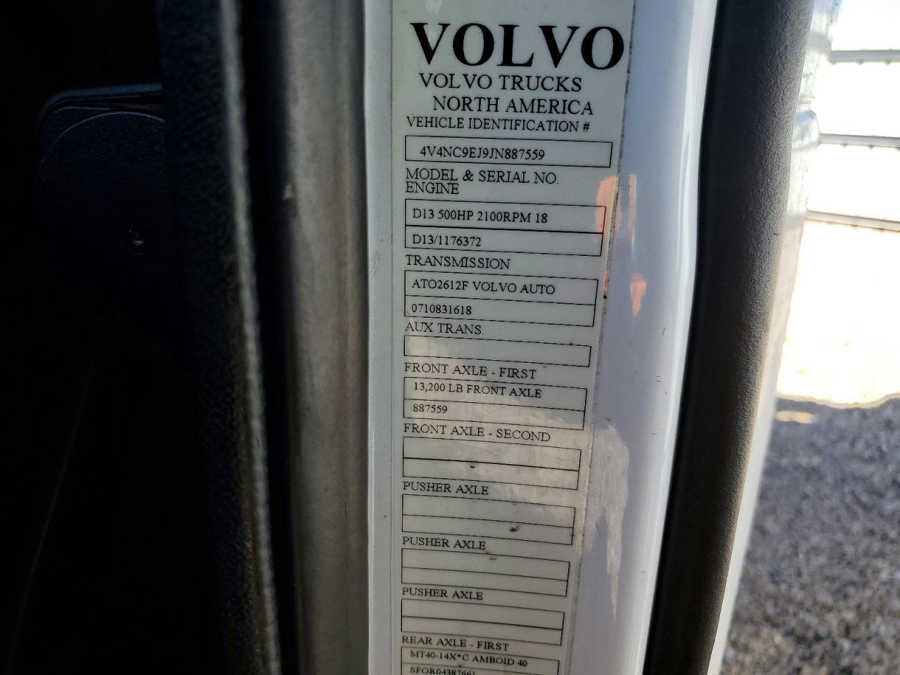 2018 Volvo VN VNL