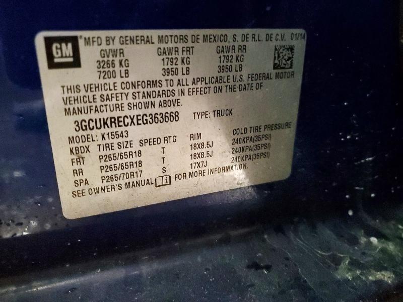 2014 Chevrolet Silverado K1500 LT