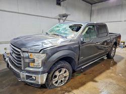 Salvage trucks for sale at Portland, MI auction: 2016 Ford F150 Supercrew