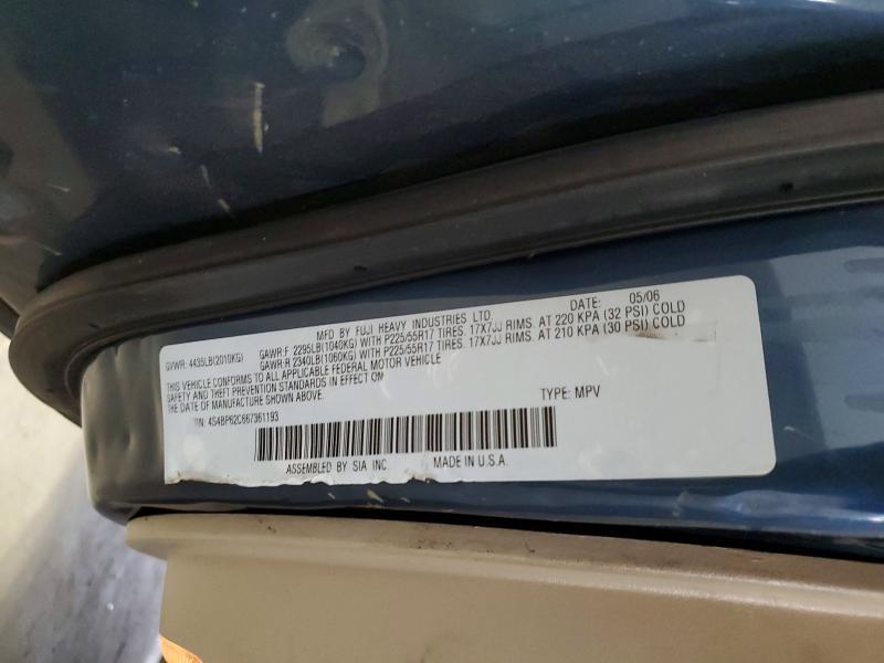 2006 Subaru Legacy Outback 2.5i Limited